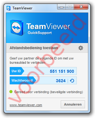 TeamViewer hulp-op-afstand TeamViewer hulp-op-afstand